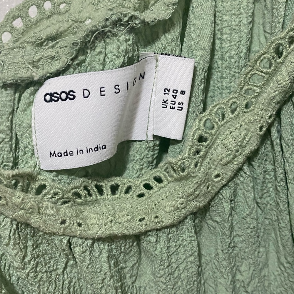 ASOS Ruffled Maxi Dress size 8 - Picture 2 of 8